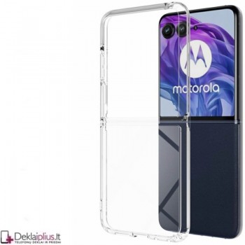 Plastikinis ploniausias dėklas - skaidrus (Motorola Razr 60 Ultra)